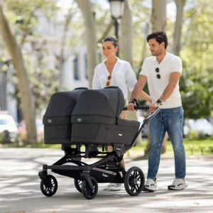 Emmaljunga Double Sento Pram 2025 Urban Graphite