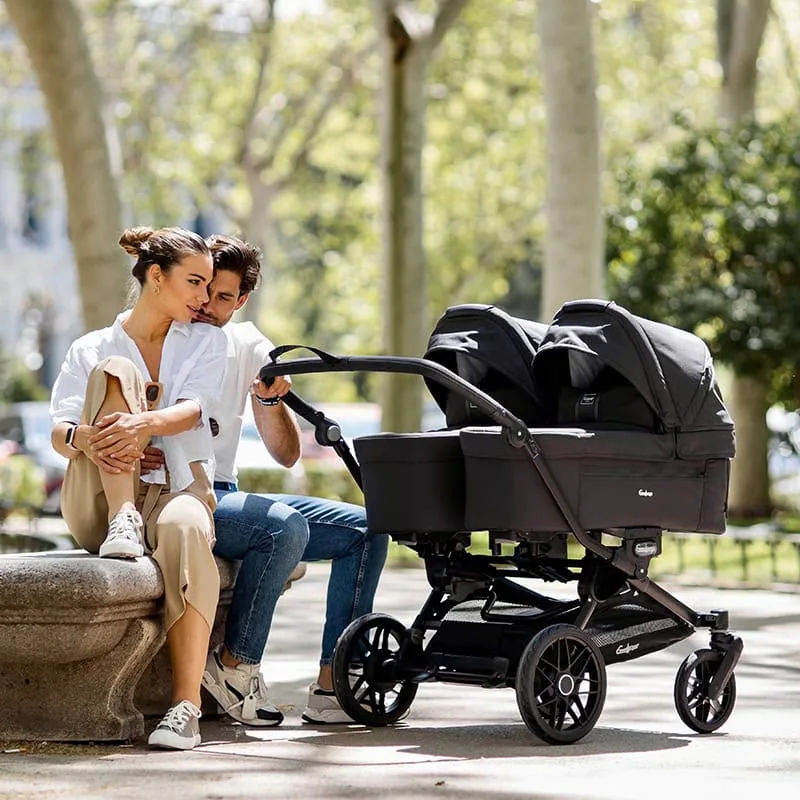 Emmaljunga Double Sento Pram 2025 Urban Graphite