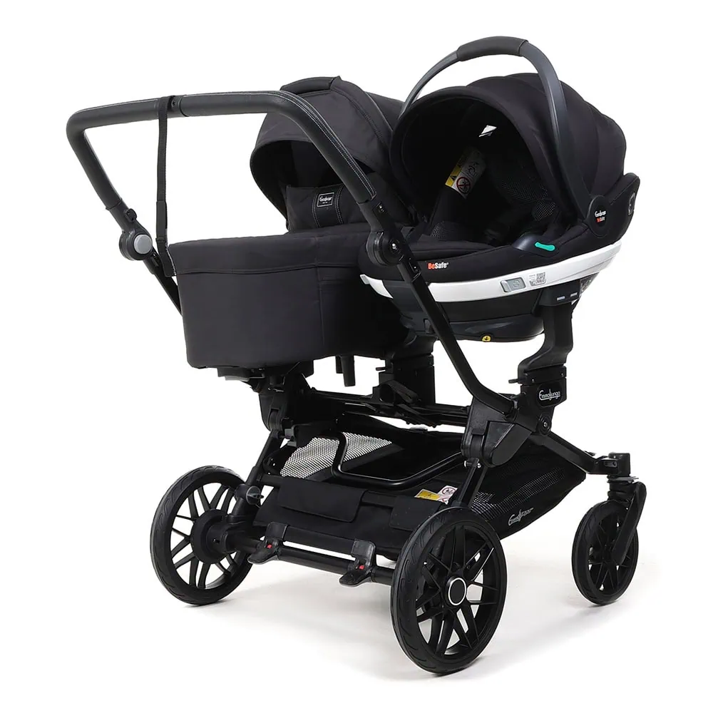 Emmaljunga Double Sento Pram 2025 Urban Graphite
