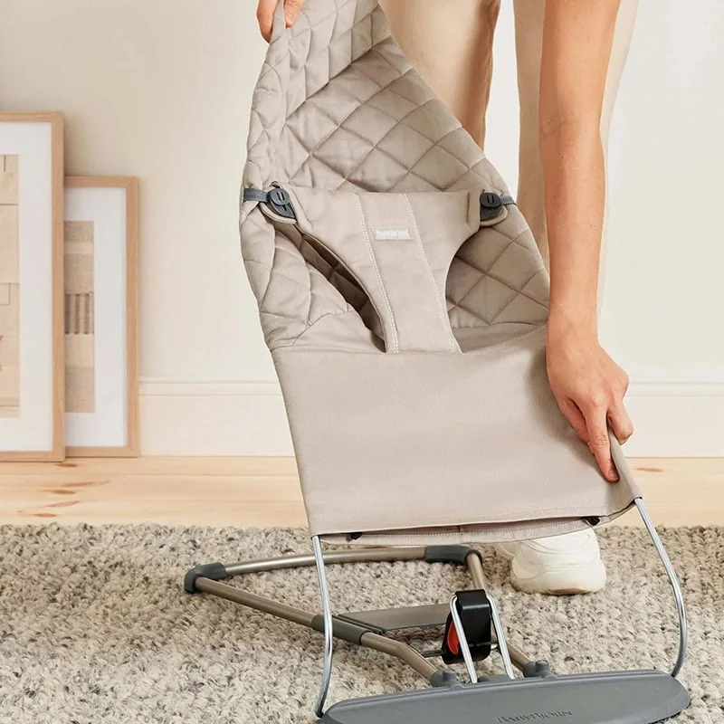 BabyBjörn Bliss Bouncer (Woven Classic) Sand Grey