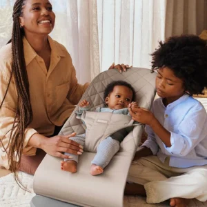 BabyBjörn Bliss Bouncer (Woven Classic) Sand Grey