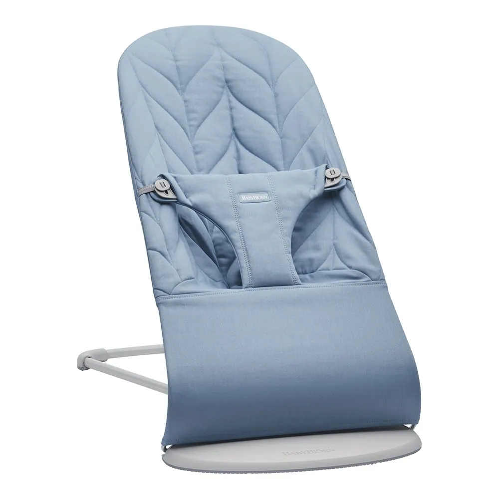 Lamamistool BabyBjörn Bliss Woven Petal Blue
