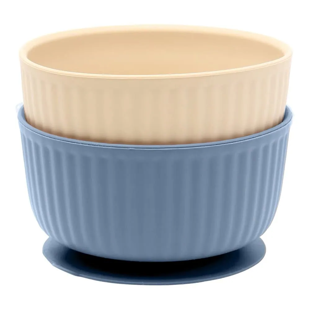 Силиконовая миска Mikk-Line, 2 шт Blue