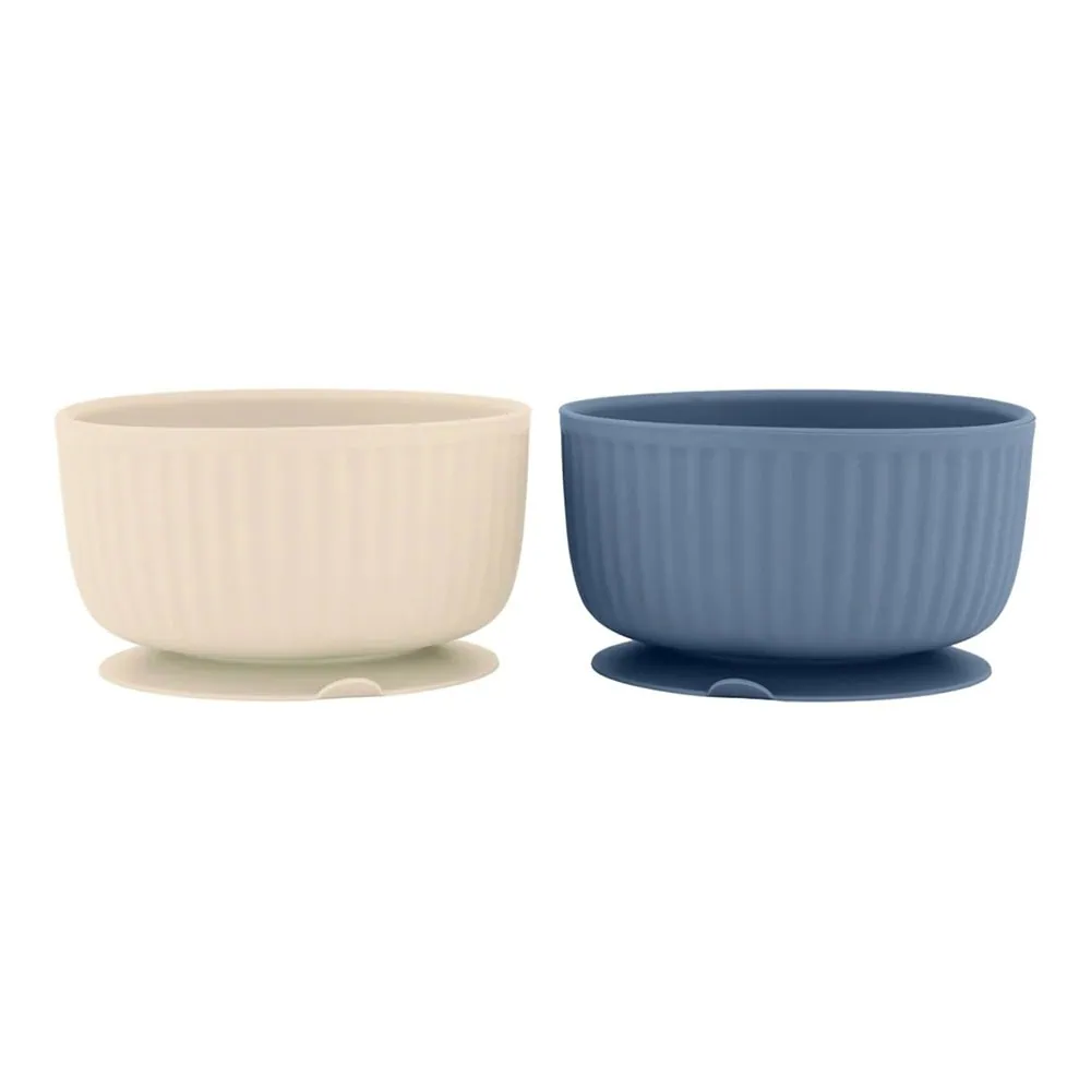 Силиконовая миска Mikk-Line, 2 шт Blue