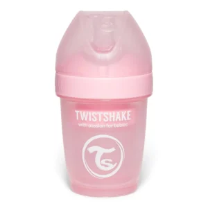 Twistshake Pro Double Baby Bottle 180 ml Pink