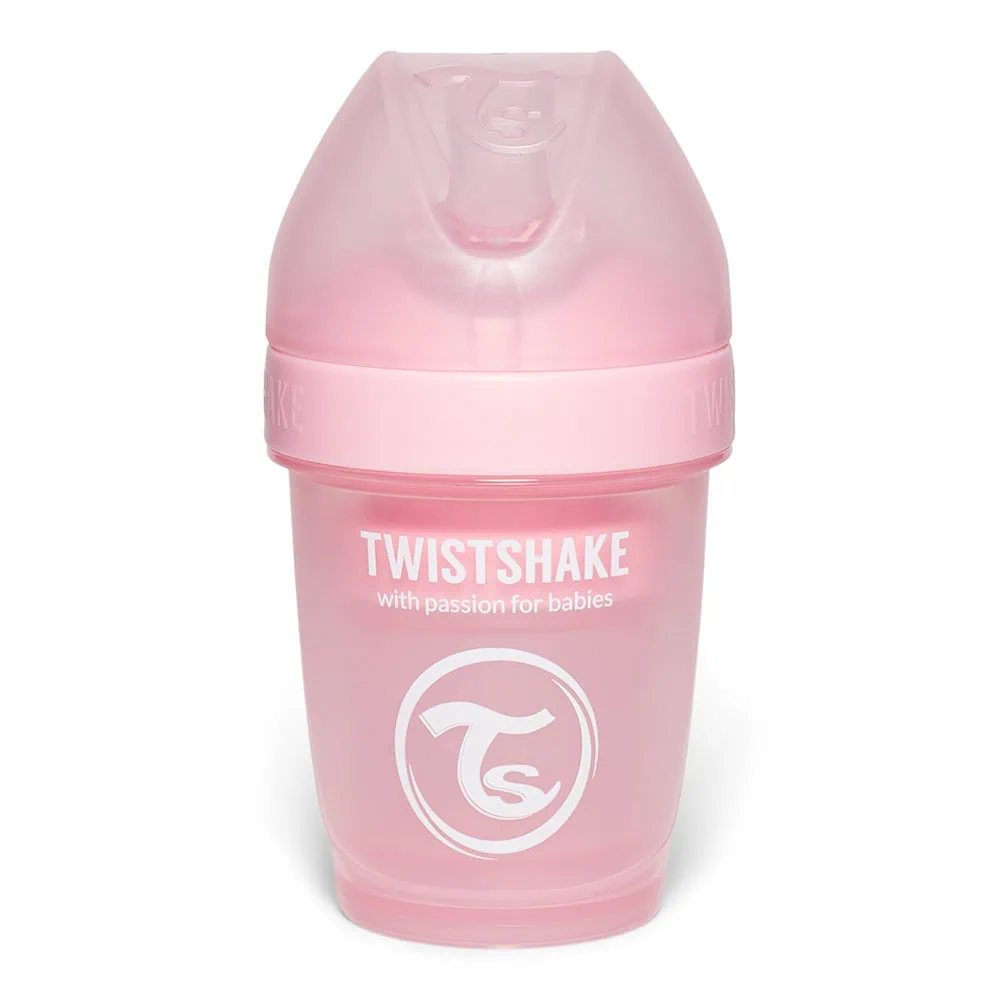 Twistshake Pro Double Baby Bottle 180 ml Pink