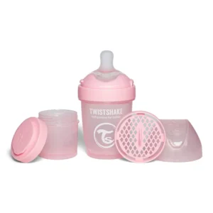 Twistshake Pro Double Baby Bottle 180 ml Pink