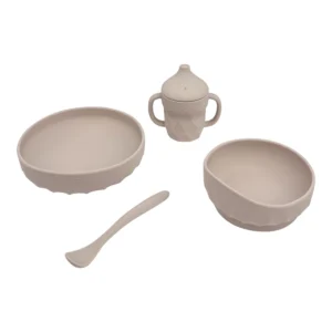 Najell Silicone Baby Feeding Set Beige