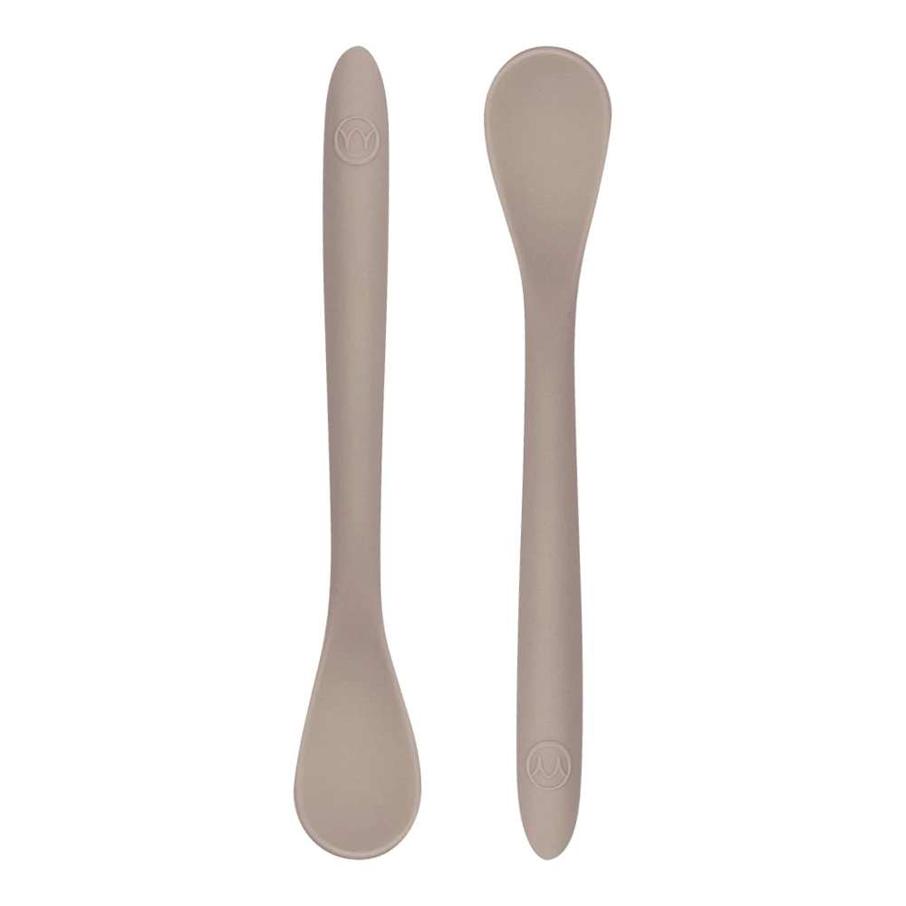 Najell Silicone Feeding Spoon, 2 pcs Beige