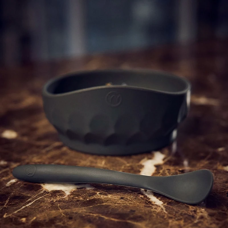 Силиконовая ложка для кормления Najell, 2 шт Black
