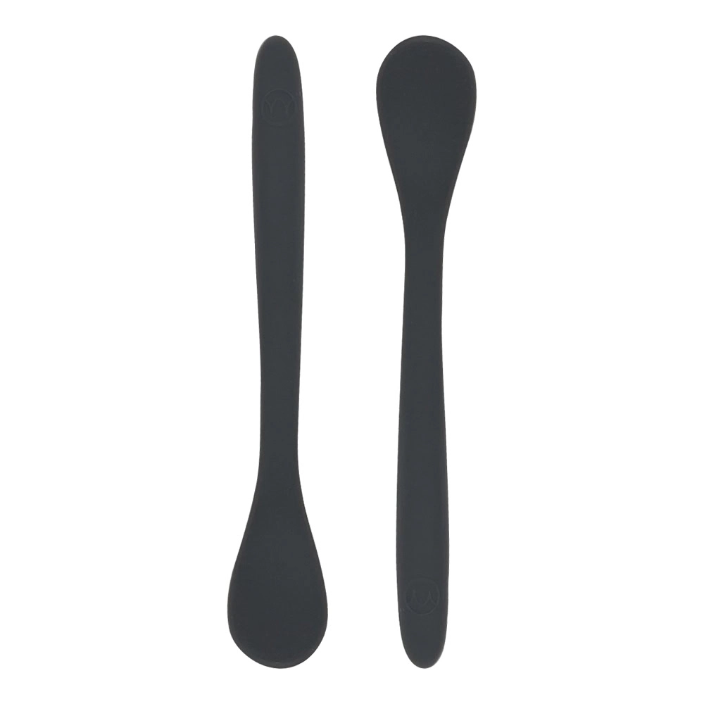 Силиконовая ложка для кормления Najell, 2 шт Black