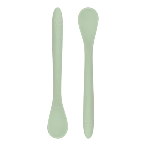 Najell Silicone Feeding Spoon, 2 pcs Green