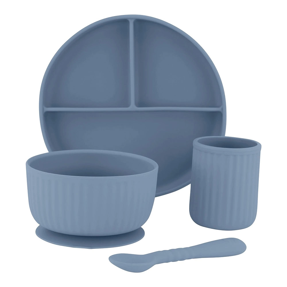 Mikk-Line Silicone Dinner Set Blue