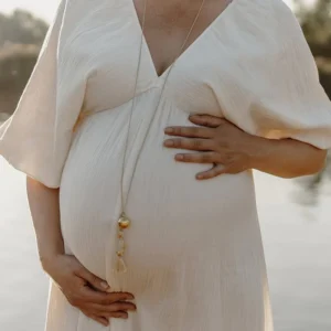 Колье бола для беременных Proud MaMa Anais Gold