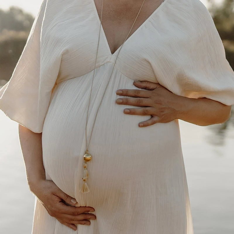 Колье бола для беременных Proud MaMa Anais Gold