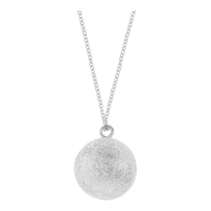 Proud MaMa Luna Pregnancy Bola Necklace Silver