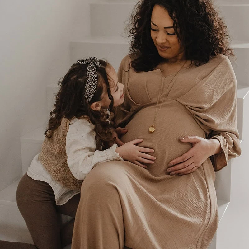 Proud MaMa Stilla Pregnancy Bola Necklace Gold