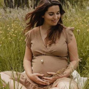 Proud MaMa Stilla Pregnancy Bola Necklace Gold