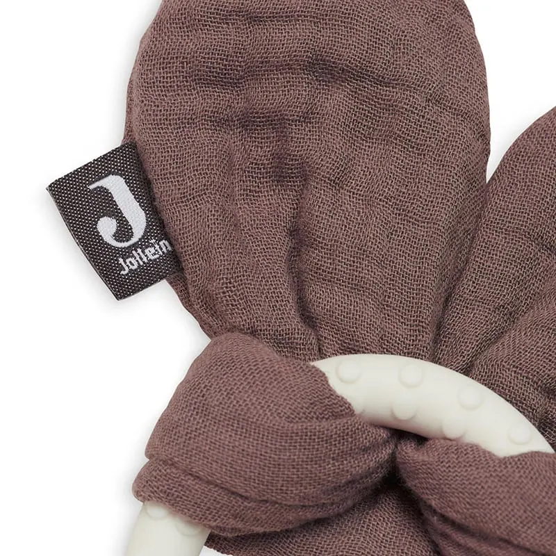 Прорезыватель Jollein Bunny Ears Espresso