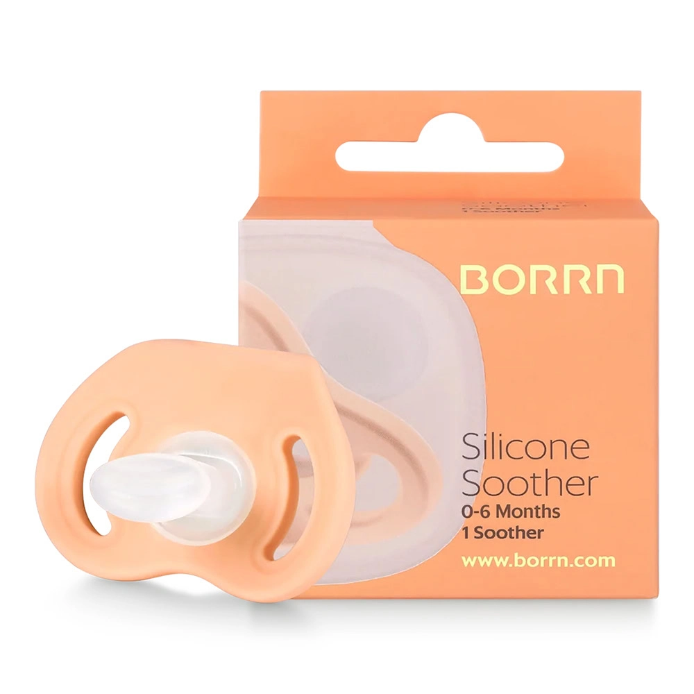 Ортодонтическая пустышка BORRN 0-6 м Orange