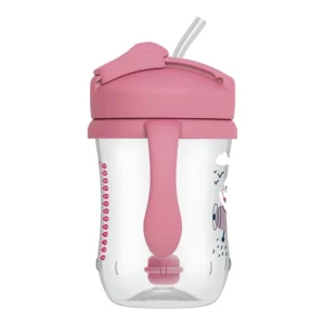 joogipudel-korrega-dr-browns-pink-02 Поильник с трубочкой и утяжелителем Dr. Brown’s 270 мл Pink