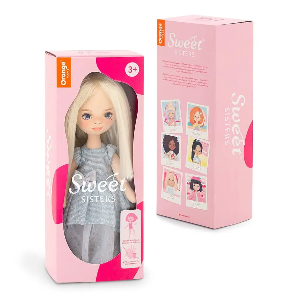 Orange Toys Soft doll Sweet Sisters Grey