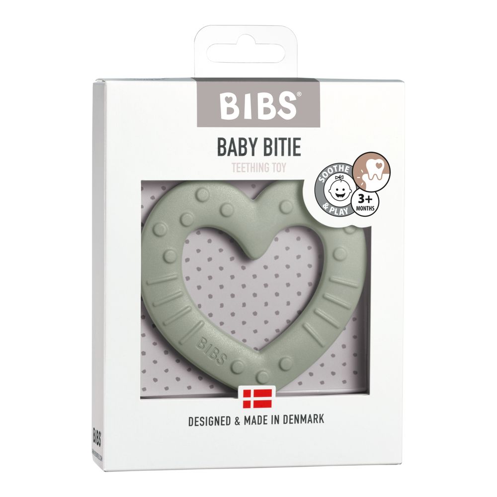 Bibs Bitie Baby Teether sage