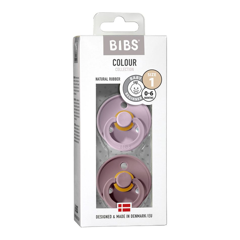 Bibs Colour Dusky Lilac/Heather 0-6 size 1