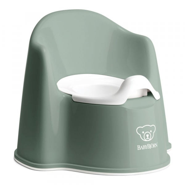 Горшок со спинкой BabyBjörn Chair deep green
